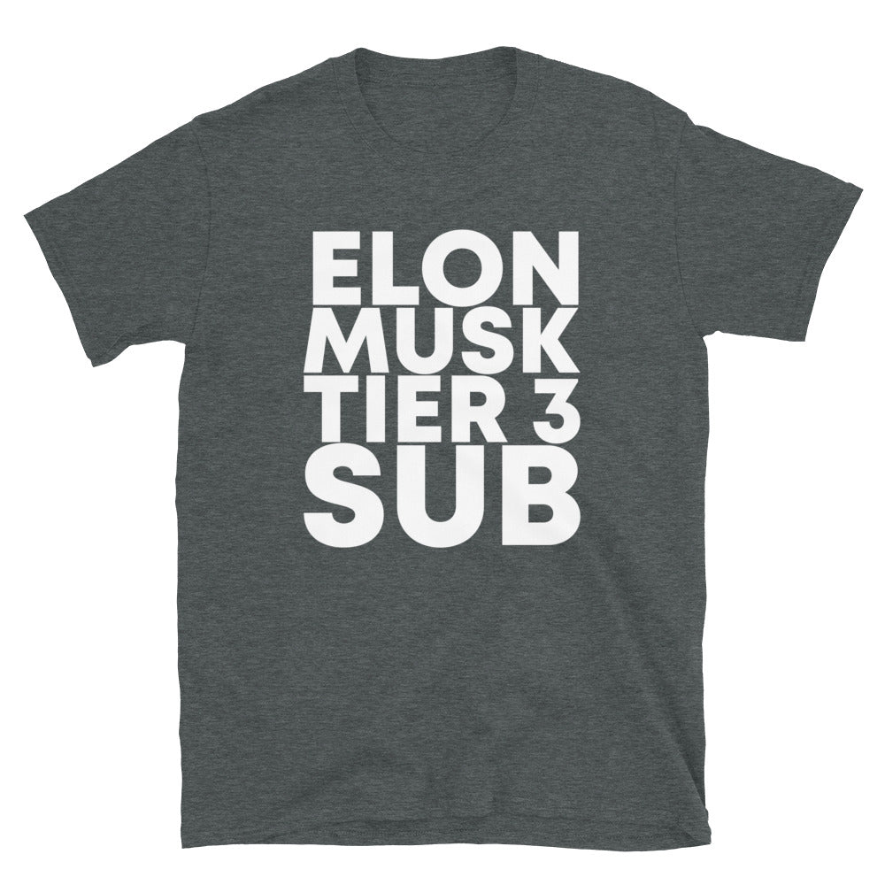 Elon Musk Tier 3 Sub T-Shirt